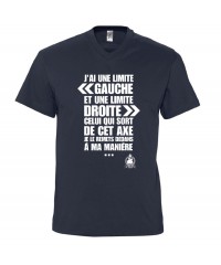 T-shirt "Limite droite"